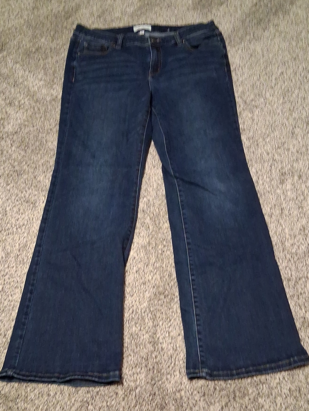 Lane Bryant Dark Blue Wide Leg Jeans